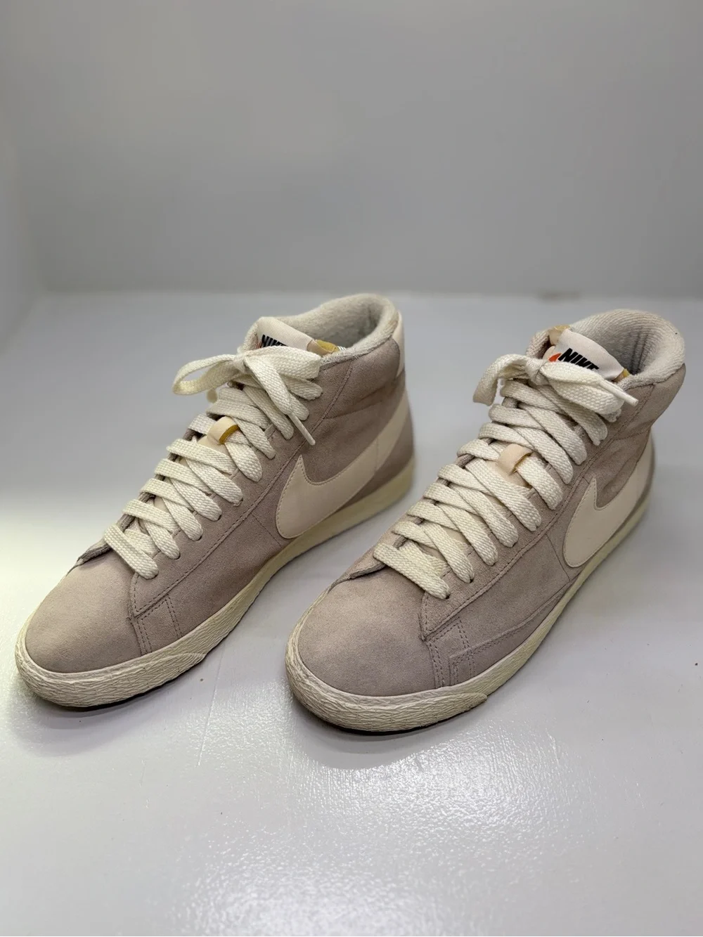 Nike Blazer Mid Suede Vintage Women’s 9 Phantom Beige Cream Sneakers EU 40.5